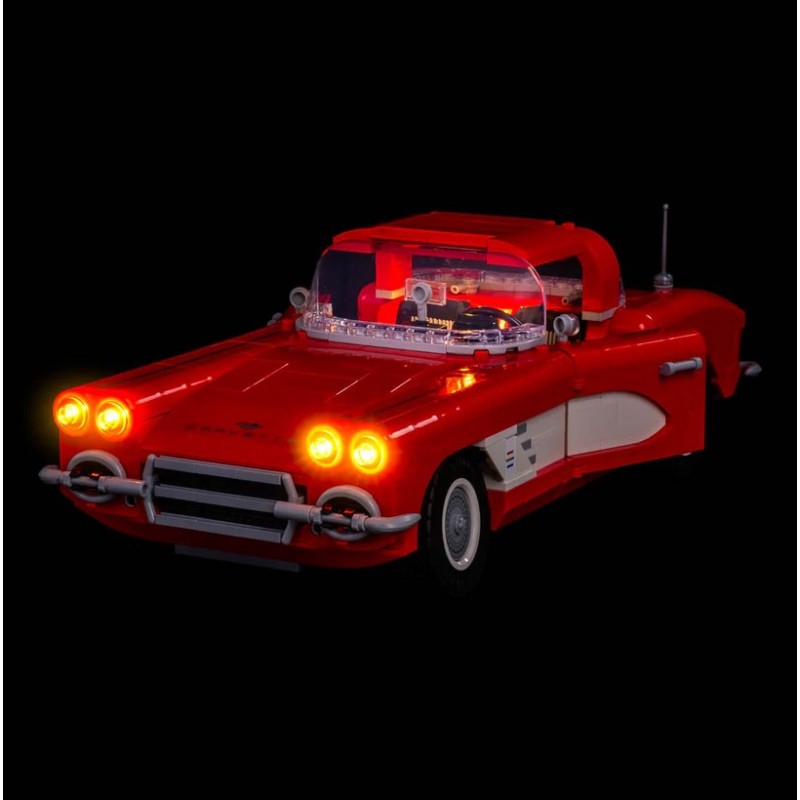 Light My Bricks - Verlichtingsset geschikt voor LEGO Chevrolet Corvette 1961 10321