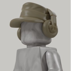 Brickmania - WWII German Field Cap with Headset