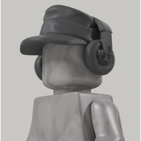 Brickmania - WWII German Field Cap with Headset