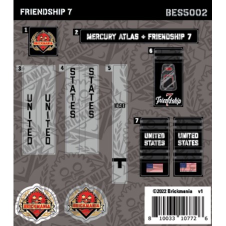 Friendship 7 - Sticker Pack