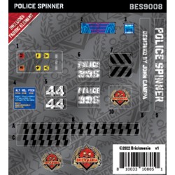 Police Spinner - Sticker Pack
