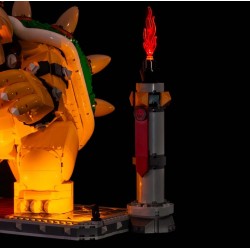 Light My Bricks - Beleuchtungsset geeignet für LEGO Super Mario The Mighty Bowser 71411