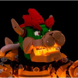 Light My Bricks - Lighting set suitable for LEGO Super Mario The Mighty Bowser 71411