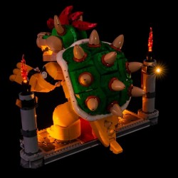 Light My Bricks - Beleuchtungsset geeignet für LEGO Super Mario The Mighty Bowser 71411