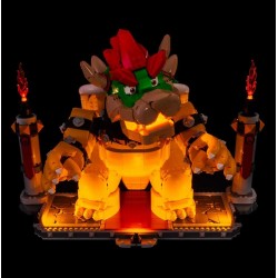 Light My Bricks - Beleuchtungsset geeignet für LEGO Super Mario The Mighty Bowser 71411