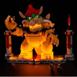 Light My Bricks - Beleuchtungsset geeignet für LEGO Super Mario The Mighty Bowser 71411