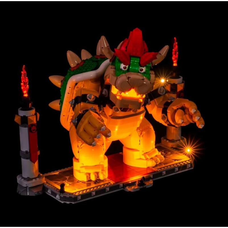 Light My Bricks - Beleuchtungsset geeignet für LEGO Super Mario The Mighty Bowser 71411