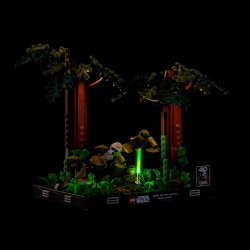 Light My Bricks - Beleuchtungsset geeignet für LEGO Star Wars Endor Speeder Chase Diorama 75353