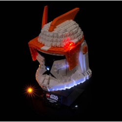 Light My Bricks - Verlichtingsset geschikt voor LEGO Star Wars Clone Commander Cody Helmet 75350