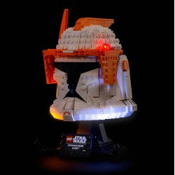 Light My Bricks - Beleuchtungsset geeignet für LEGO Star Wars Clone Commander Cody Helmet 75350