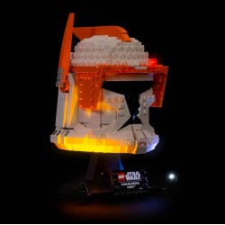 Light My Bricks - Verlichtingsset geschikt voor LEGO Star Wars Clone Commander Cody Helmet 75350