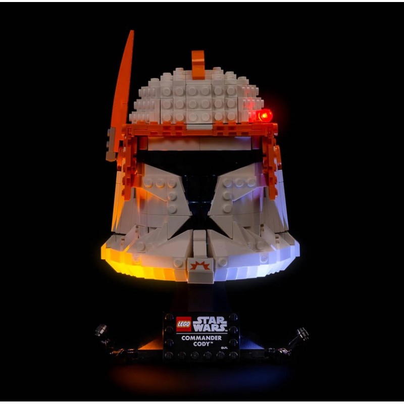 Light My Bricks - Verlichtingsset geschikt voor LEGO Star Wars Clone Commander Cody Helmet 75350