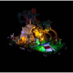 Light My Bricks - Lighting set suitable for LEGO Dagobah Jedi Training Diorama 75330