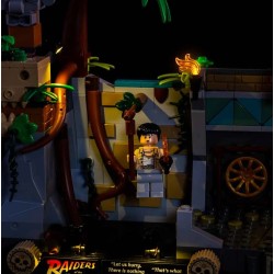 Light My Bricks - Lighting set suitable for LEGO Indiana Jones Temple of the Golden Idol 77015