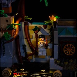 Light My Bricks - Verlichtingsset geschikt voor LEGO Indiana Jones Temple of the Golden Idol 77015