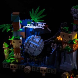 Light My Bricks - Lighting set suitable for LEGO Indiana Jones Temple of the Golden Idol 77015