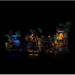 Light My Bricks - Lighting set suitable for LEGO Indiana Jones Temple of the Golden Idol 77015