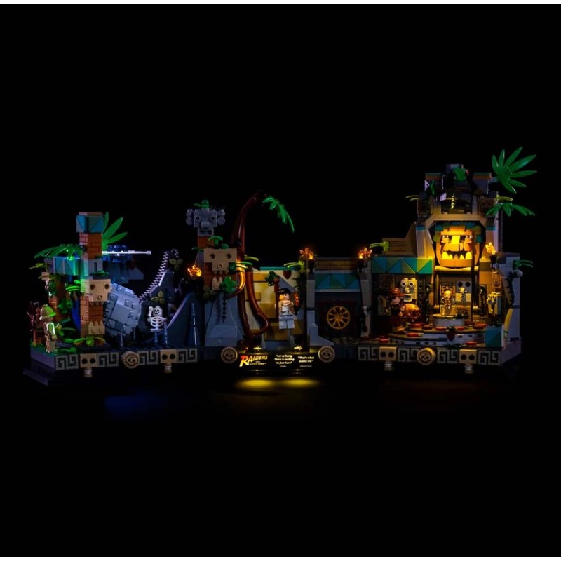 Light My Bricks - Beleuchtungsset geeignet für LEGO Indiana Jones Temple of the Golden Idol 77015