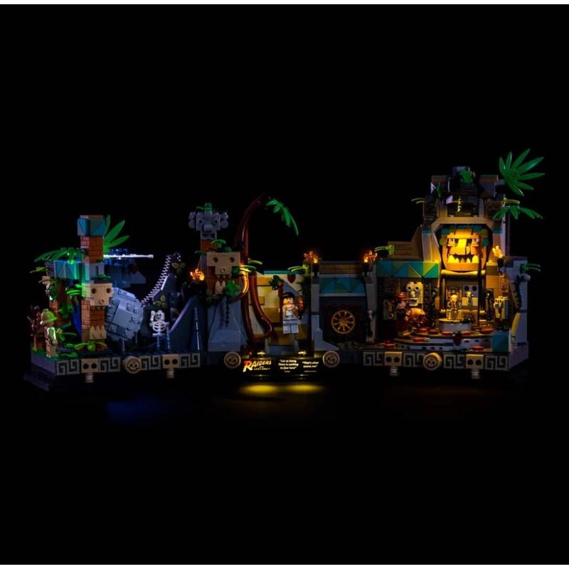 Light My Bricks - Verlichtingsset geschikt voor LEGO Indiana Jones Temple of the Golden Idol 77015