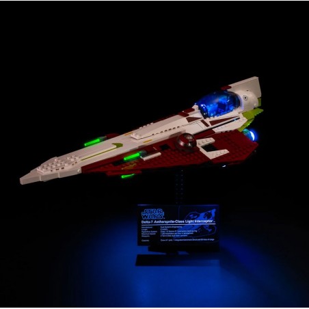 Light My Bricks - Beleuchtungsset geeignet für LEGO UCS Obi-Wan's Jedi Starfighter 10215