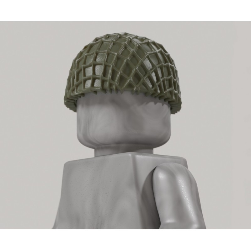 WWII British Paratrooper MKII Helmet Netted