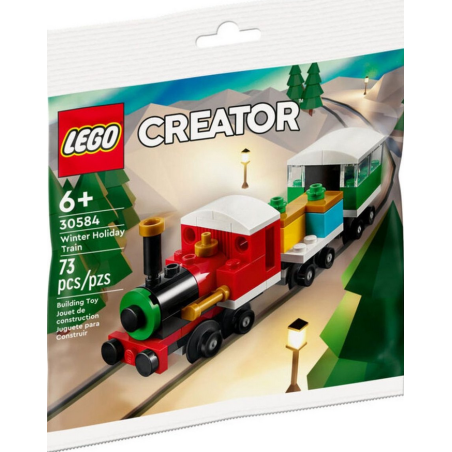 LEGO ® Winter Holiday train - poly (2022)