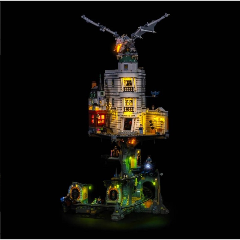 Light My Bricks - Verlichtingsset geschikt voor LEGO Harry Potter Gringotts Wizarding Bank - Collectors' Edition 76417