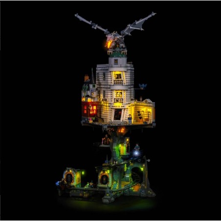 Light My Bricks - Lighting set suitable for LEGO Harry Potter Gringotts Wizarding Bank - Collectors' Edition 76417