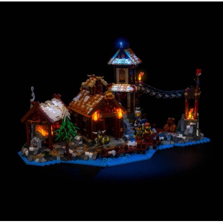 Light My Bricks - Lighting set suitable for LEGO Viking Village 21343