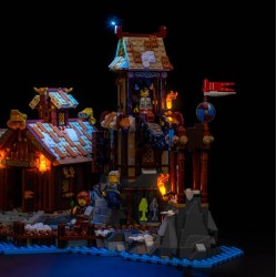 Light My Bricks - Beleuchtungsset geeignet für LEGO Viking Village 21343
