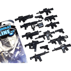 Brickarms Modern Combat Pack - Frontline v2 wapen set voor LEGO Minifigures