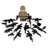 Brickarms Modern Combat Pack - Frontline v2 wapen set voor LEGO Minifigures
