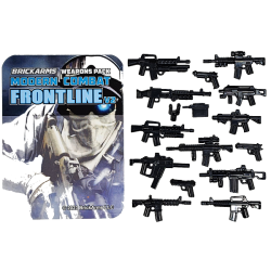 Brickarms Modern Combat Pack - Frontline v2 wapen set voor LEGO Minifigures