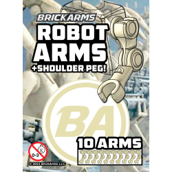 BrickArms Robot Arms met schoudersteun (10 armen)