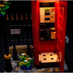 Light My Bricks - Verlichtingsset geschikt voor LEGO Red London Telephone Box 21347