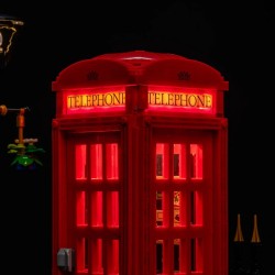 Light My Bricks - Verlichtingsset geschikt voor LEGO Red London Telephone Box 21347