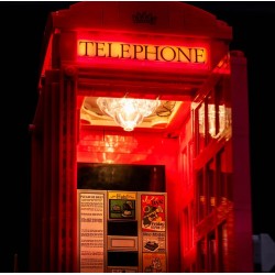 Light My Bricks - Beleuchtungsset geeignet für LEGO Red London Telephone Box 821347