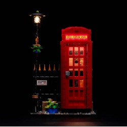 Light My Bricks - Verlichtingsset geschikt voor LEGO Red London Telephone Box 21347