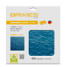 Brixies Bauplatte | Grundplatte 32x32 Noppen – Passend für Lego Classic Bausteine ​​– Wasser