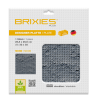 Brixies Building Plate | Base plate 32x32 studs - Suitable for Lego Classic Building Blocks - Moon print