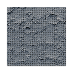 Brixies Bouwplaat | Grondplaat 32x32 noppen - Geschikt voor Lego Classic Bouwstenen - Maan