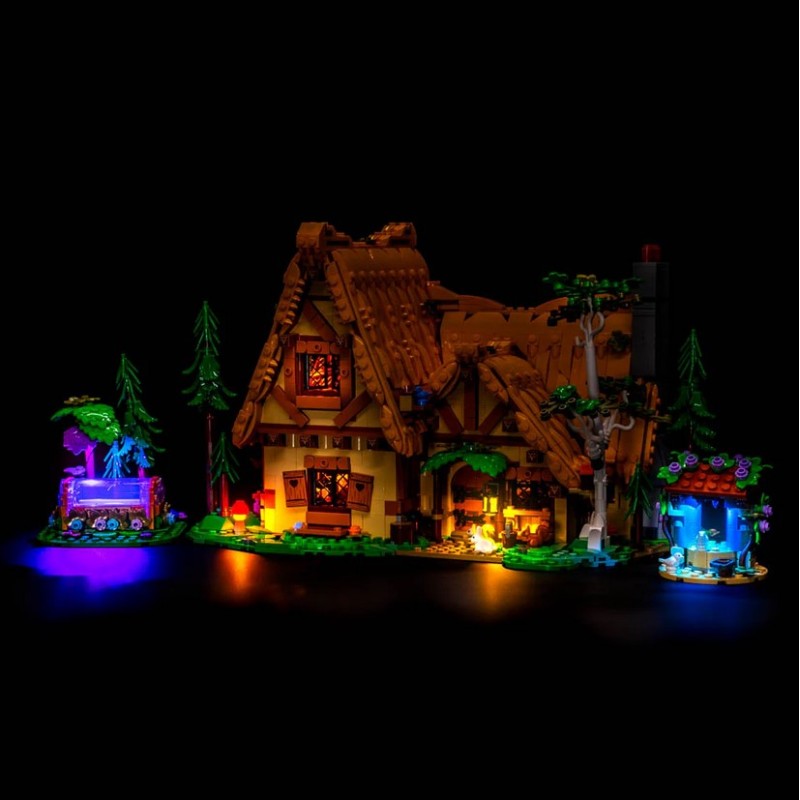 Light My Bricks - Beleuchtungsset geeignet für LEGO Snow White and the Seven Dwarf's Cottage 43242