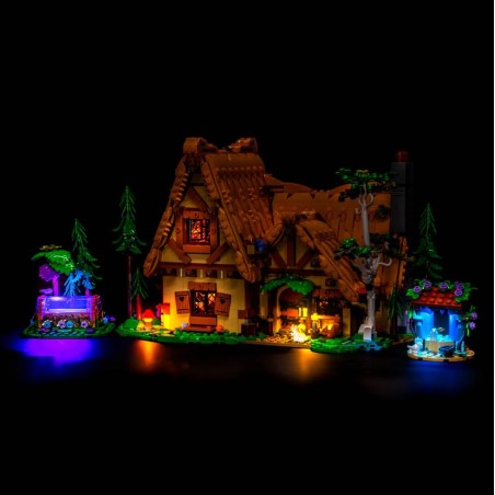 Light My Bricks - Beleuchtungsset geeignet für LEGO Snow White and the Seven Dwarf's Cottage 43242