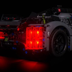 Light My Bricks - Verlichtingsset geschikt voor LEGO Technic Peugeot 9X8 24H Le Mans Hybrid Hypercar 42156