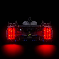 Light My Bricks - Beleuchtungsset geeignet für LEGO Technic Peugeot 9X8 24H Le Mans Hybrid Hypercar 42156
