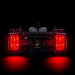 Light My Bricks - Beleuchtungsset geeignet für LEGO Technic Peugeot 9X8 24H Le Mans Hybrid Hypercar 42156