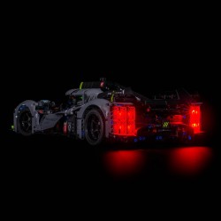 Light My Bricks - Verlichtingsset geschikt voor LEGO Technic Peugeot 9X8 24H Le Mans Hybrid Hypercar 42156