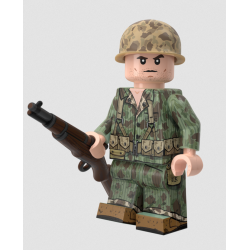 WWII US Marine Raider in Frogskin Camo