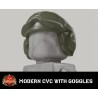 Modern CVC Helm met bril