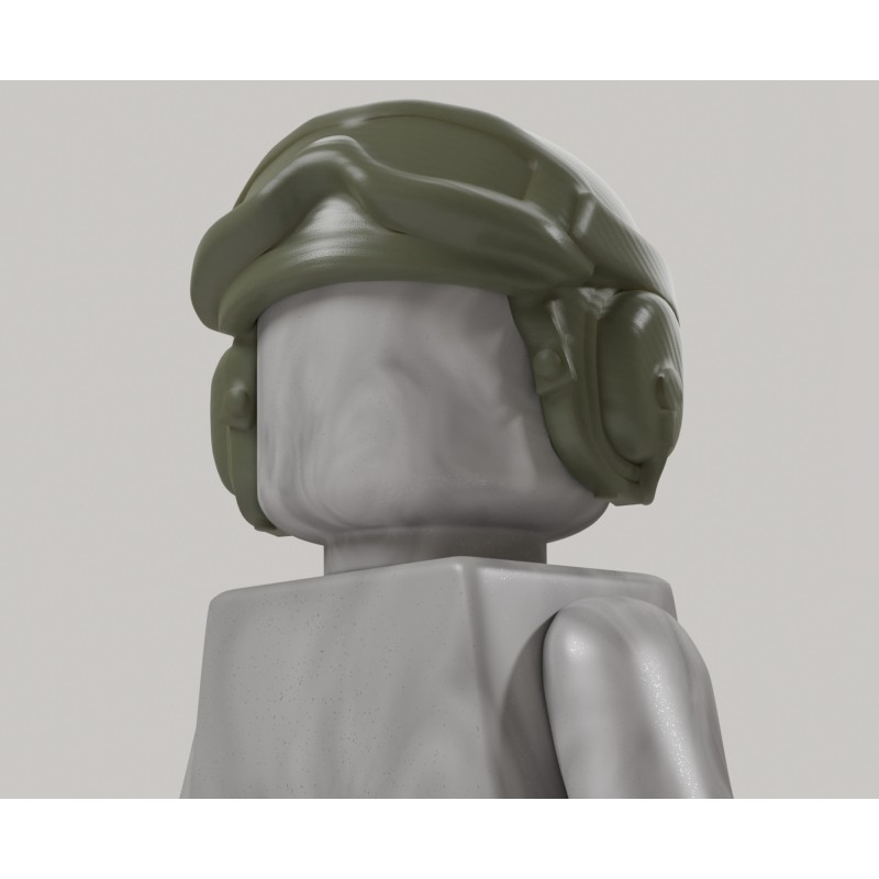Modern CVC Helm met bril